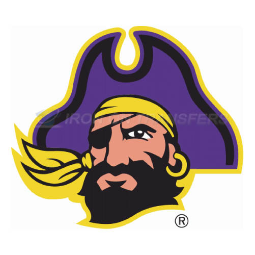 East Carolina Pirates Logo T-shirts Iron On Transfers N4302 - Click Image to Close